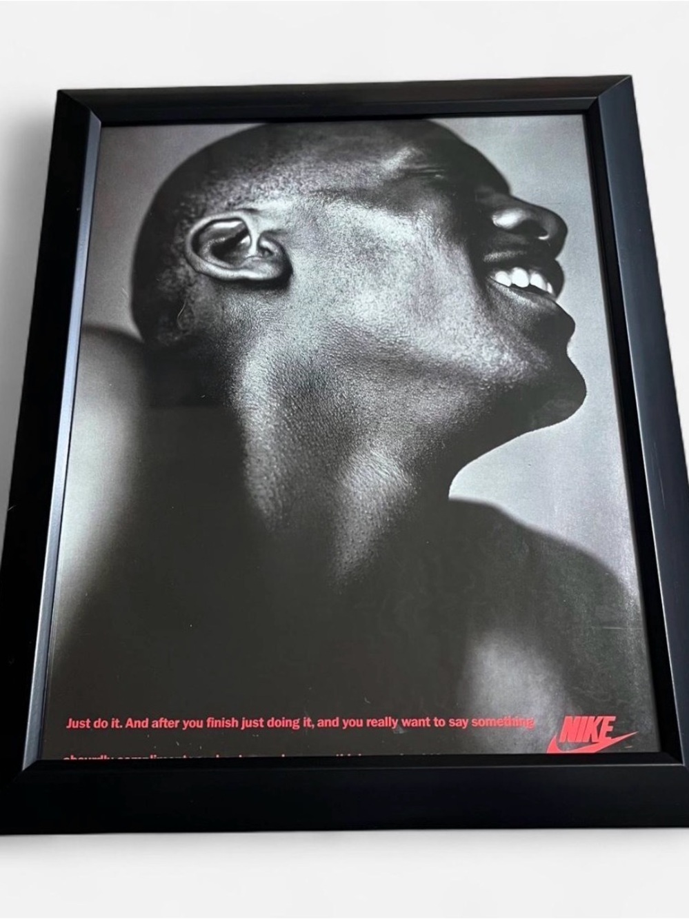 Vintage Michael Jordan x Nike Print Framed Size 8x10